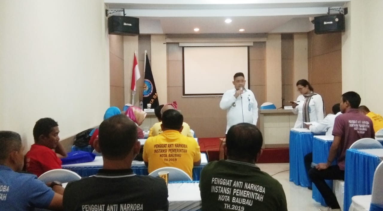 BNN bekali Penggiat Anti Narkoba Lingkup Instansi Pemerintah Kota Baubau