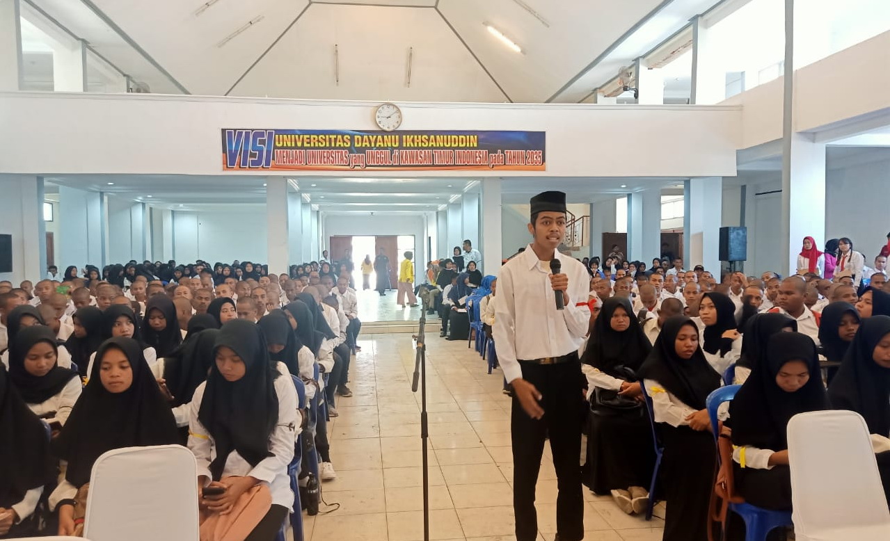 Mahasiswa dan pelajar jadi terget pengedar, BNN beri pengarahan pada 580 Mahasiswa Unidayan Baubau